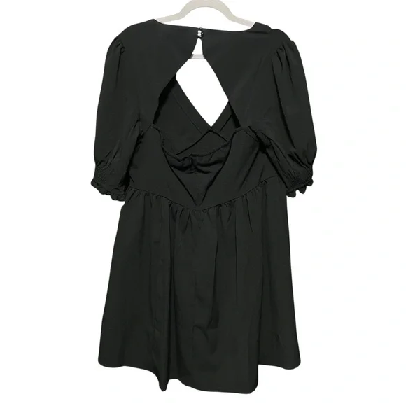 Disturbia Black Divination Textured Mini Dress Size 10 Goth Gothic whimsical - Picture 2 of 16